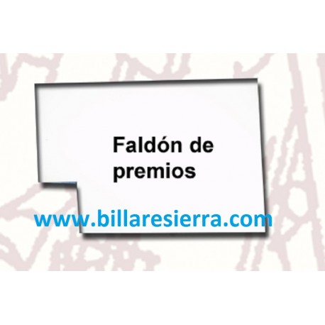 Faldón de premios