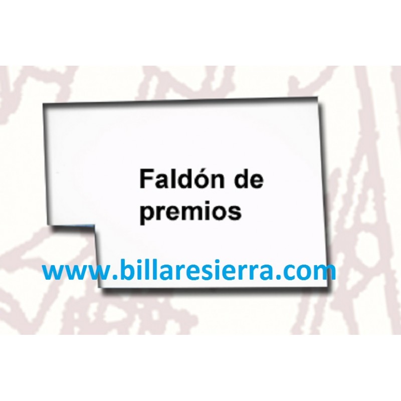 Faldón de premios