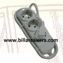 Base enchufe 3 tomas 1.5 metros