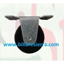 Rueda standar negra con soporte