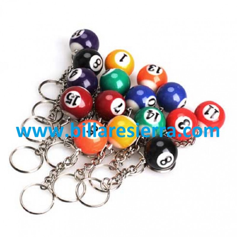 Llavero Bola de Billar 