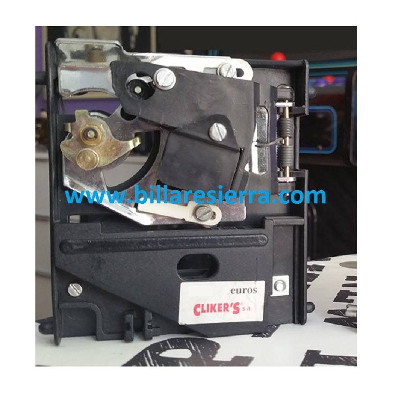 Monedero Clicker metálico