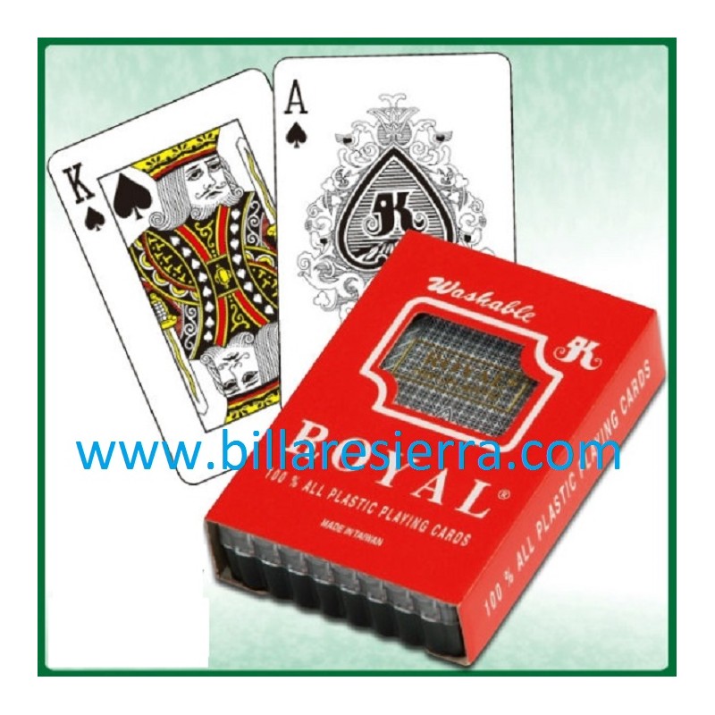 Baraja de Naipes Poker plastificada