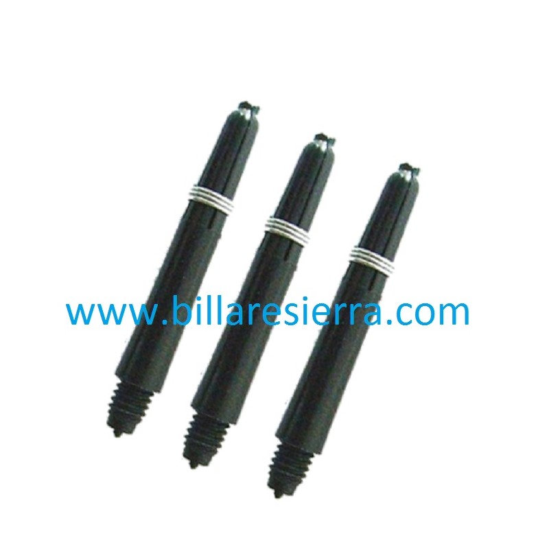 Cañas PVC negro (3 unidades)