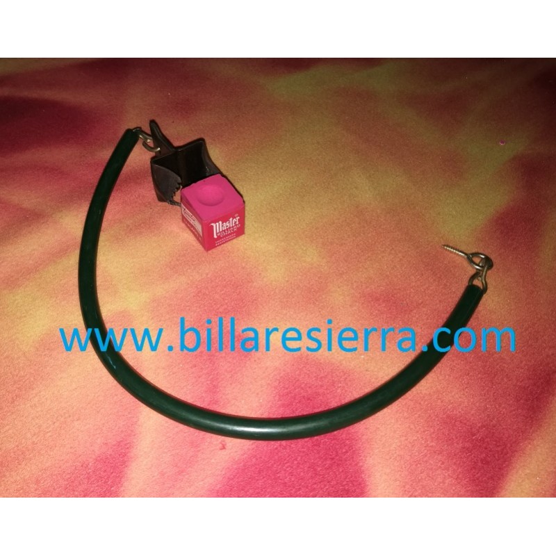 Portatiza billar de goma