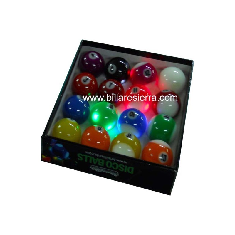 Juego bolas Pool Luces
