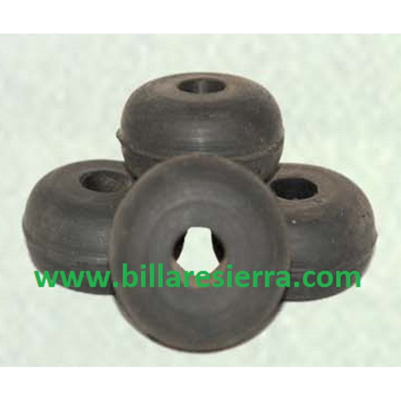 Tope Goma pequeño negro