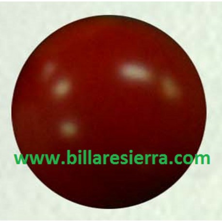 Bola futb. plastimarmol roja 34mm, 36gr