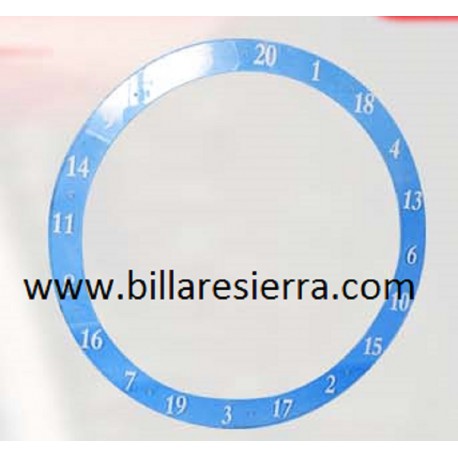 Plástico diana serigrafia