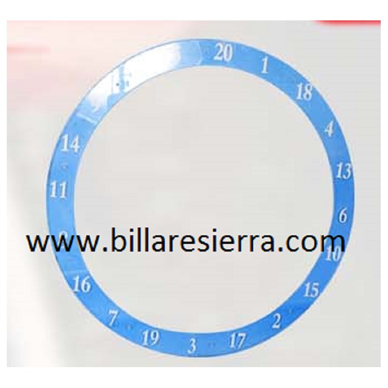 Plástico diana serigrafia