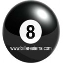 Bola Pool nº 8 negra 57mm