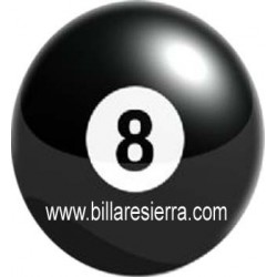 Bola Pool nº 8 negra 57mm