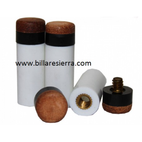 Virola plástico rosca metálica