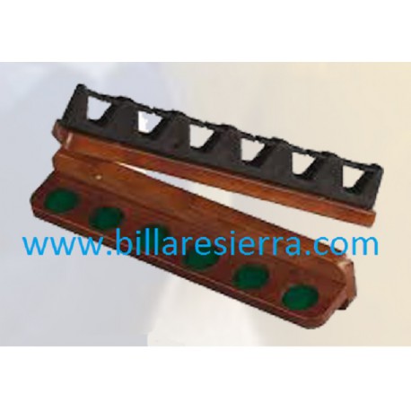 Taquera goma-madera 2P/tacos