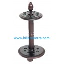 Taquera pie redonda 10 tacos madera