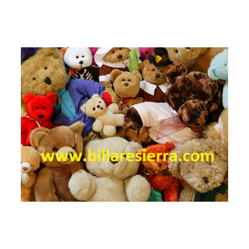 Carga de peluches varios (100 uds)
