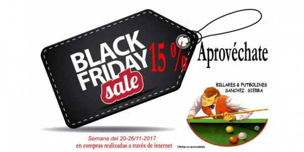 Disfruta con nosotros de la Black Week 2017